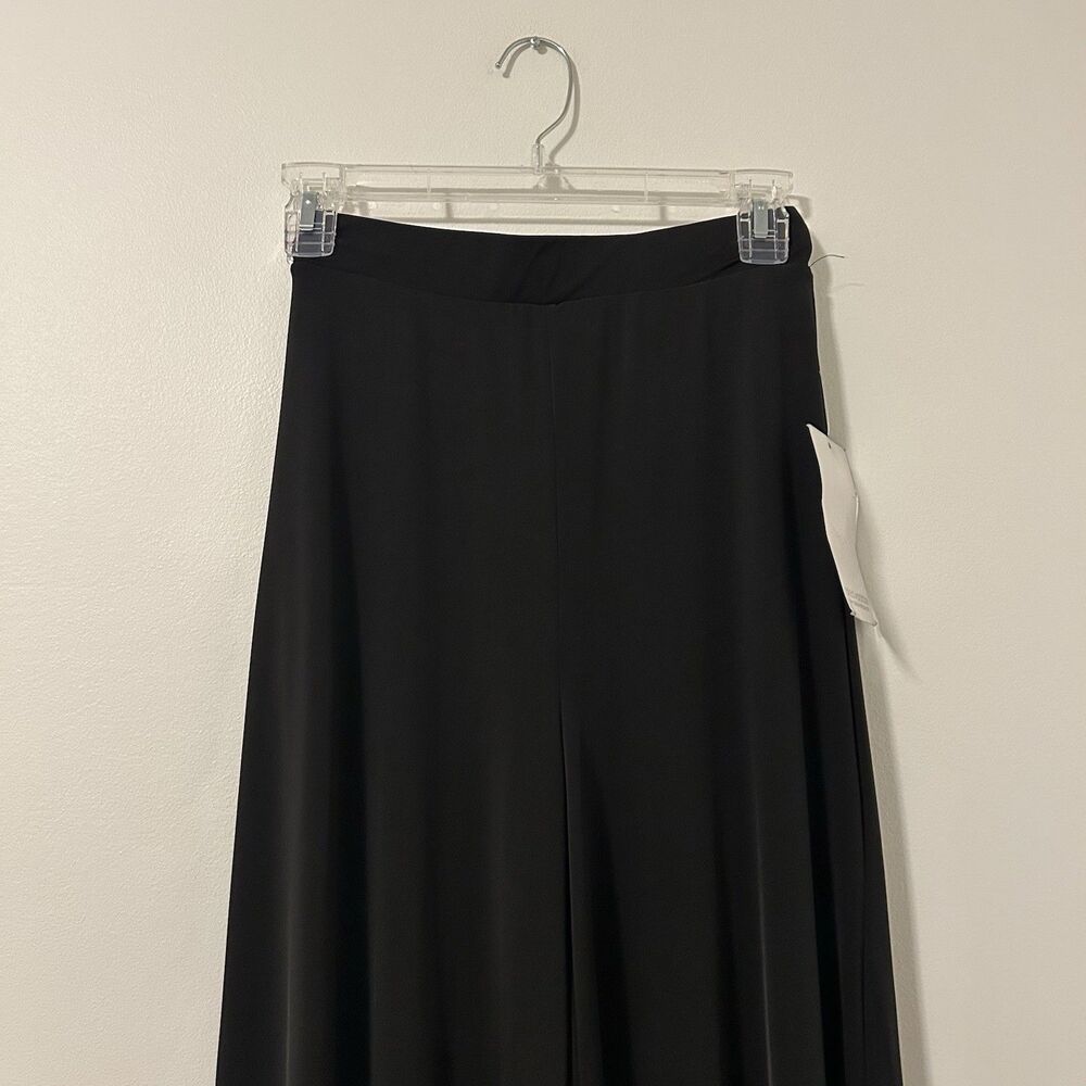 Naked Wardrobe Flare Pants Pull On Black Stretch NWT - Small